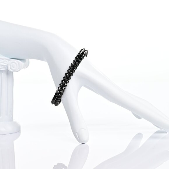 2 NWOT Kendra Scott Gun Metal Spiked Bangles Bracelets - Picture 2 of 7